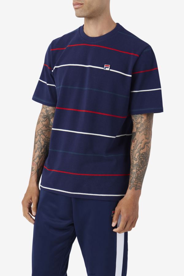 marinho/verde-azulado/vermelho FILA thiago crew fila azul marinho/verde-azulado/vermelho HXJFD332