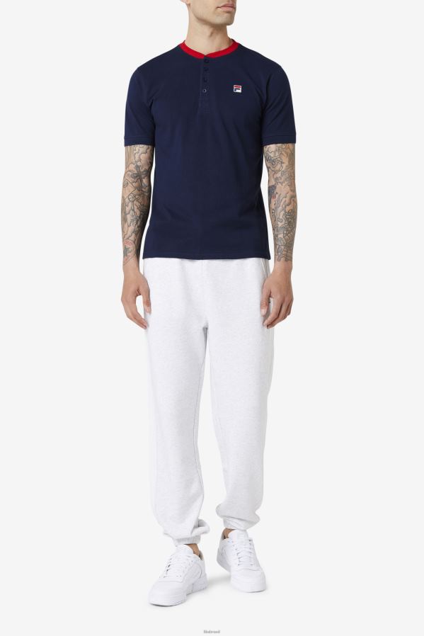marinho/vermelho FILA fila ralph henley azul marinho/vermelho HXJFD378
