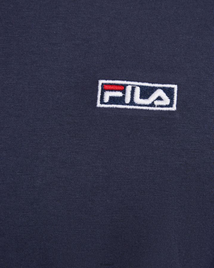 nova marinha FILA camiseta cian masculina nova fila azul HXJFD2411