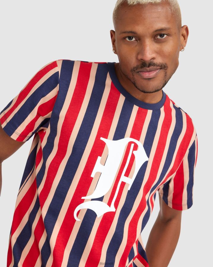 nova marinha FILA camiseta fila jett masculina HXJFD2389