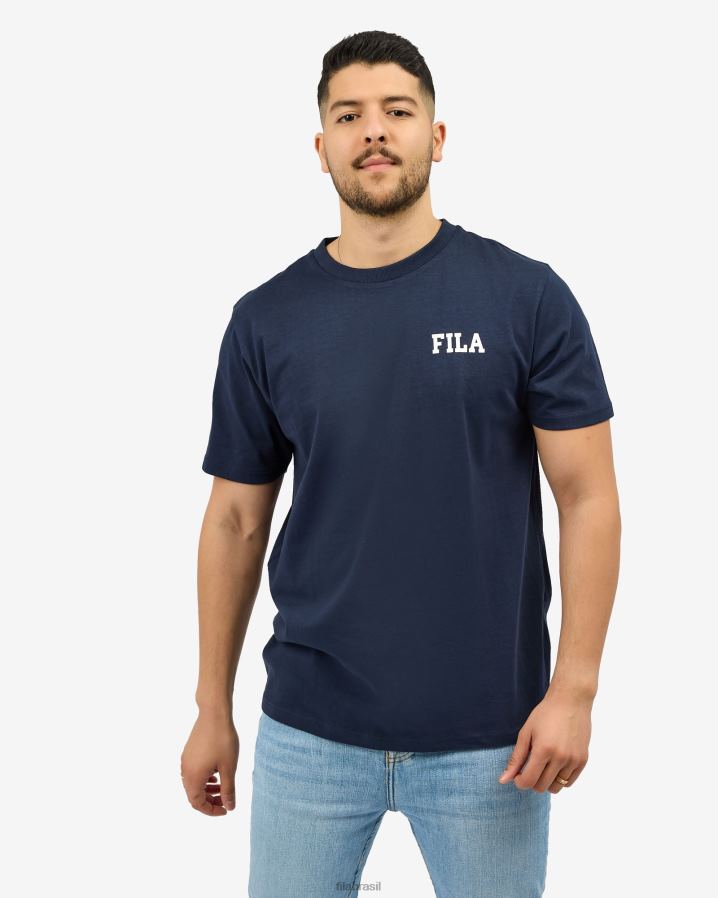 nova marinha FILA camiseta fila nova azul marinho HXJFD2576