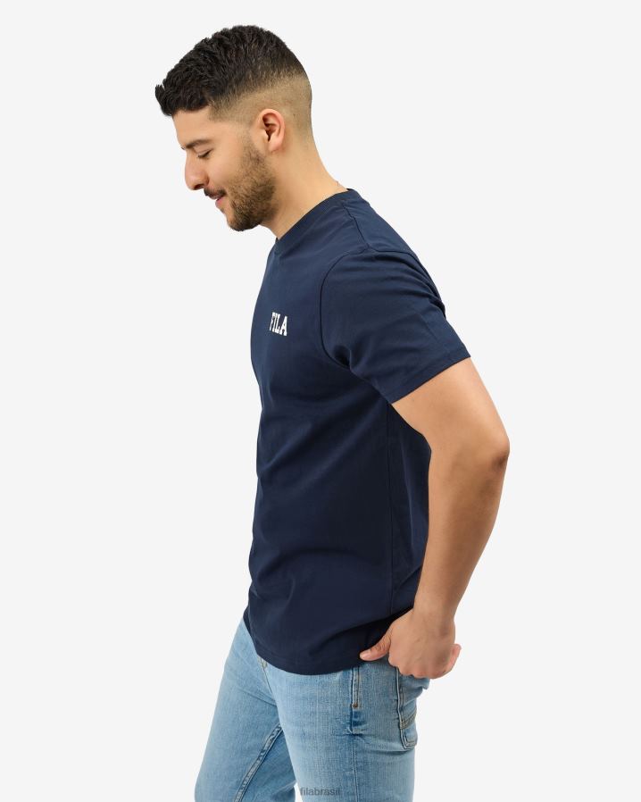 nova marinha FILA camiseta fila nova azul marinho HXJFD2576