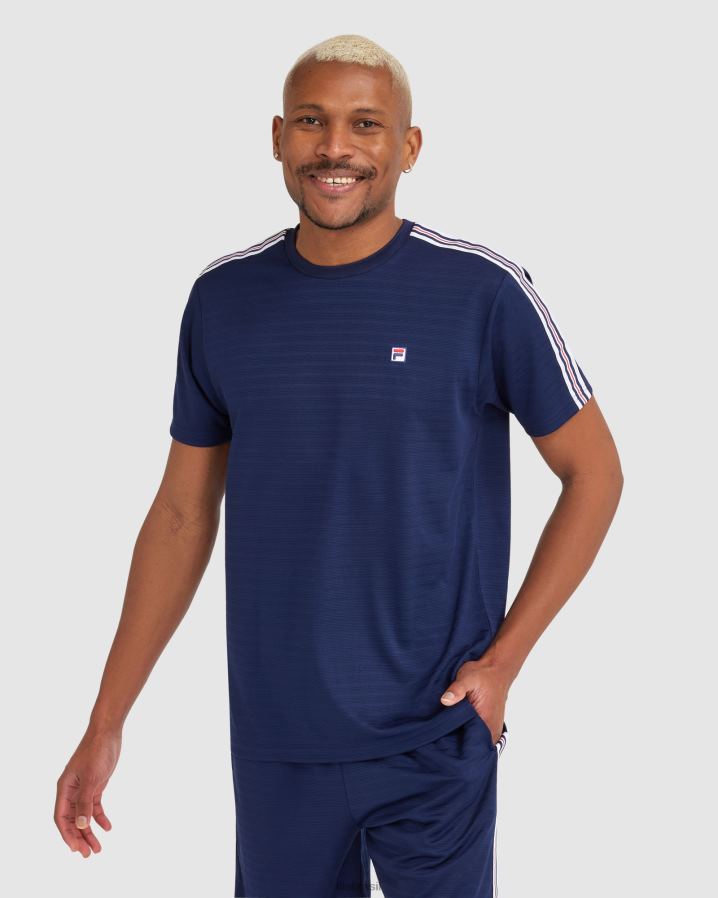 nova marinha FILA camiseta pablo masculina nova fila azul HXJFD2339