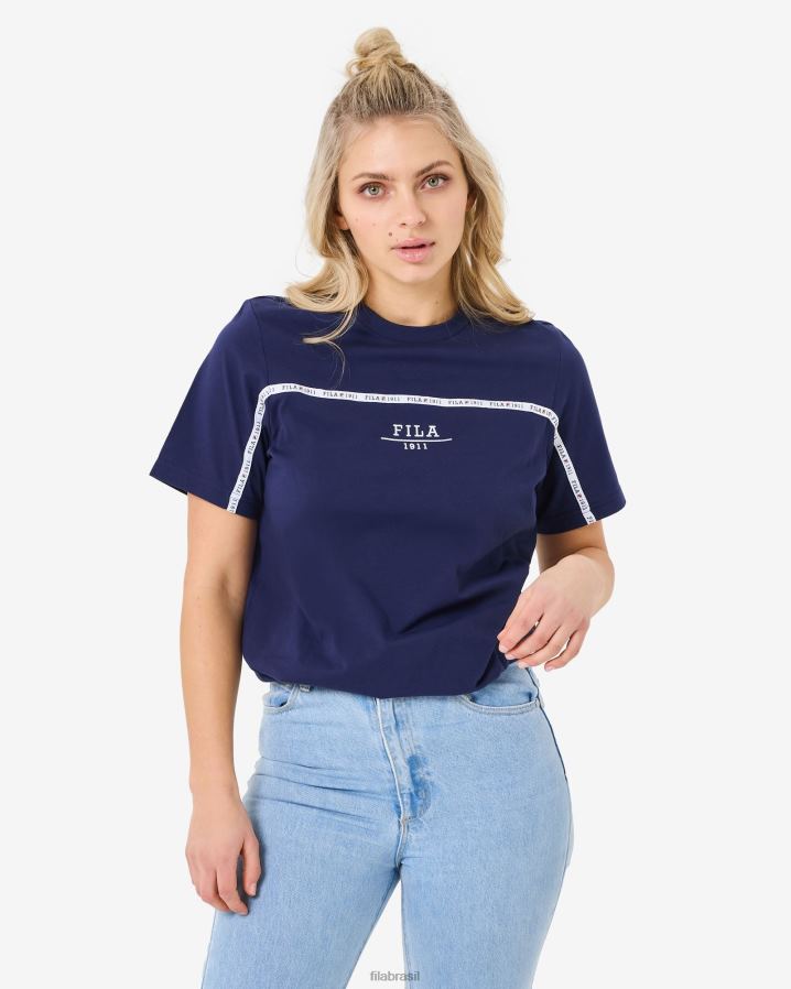 nova marinha FILA camiseta urban unissex fila new navy HXJFD2546