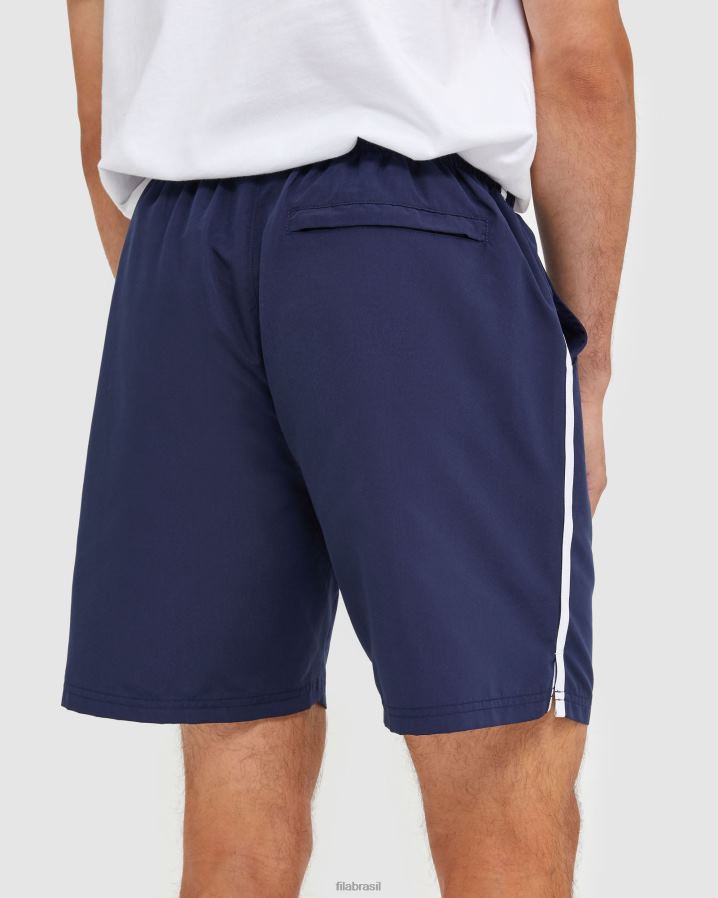 nova marinha FILA novo short de microfibra masculino clássico azul marinho fila HXJFD2460