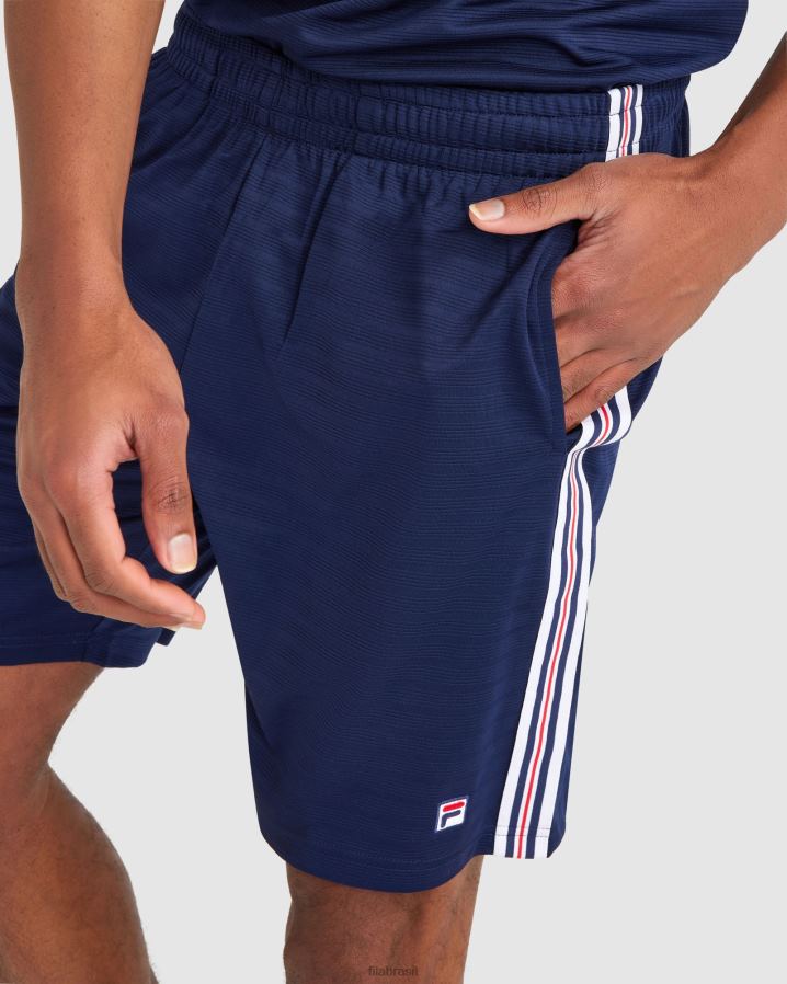 nova marinha FILA short masculino pablo fila new navy HXJFD2342