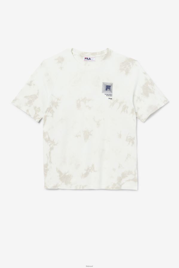 pedra/marinha FILA camiseta fila ayan stone/azul marinho HXJFD301