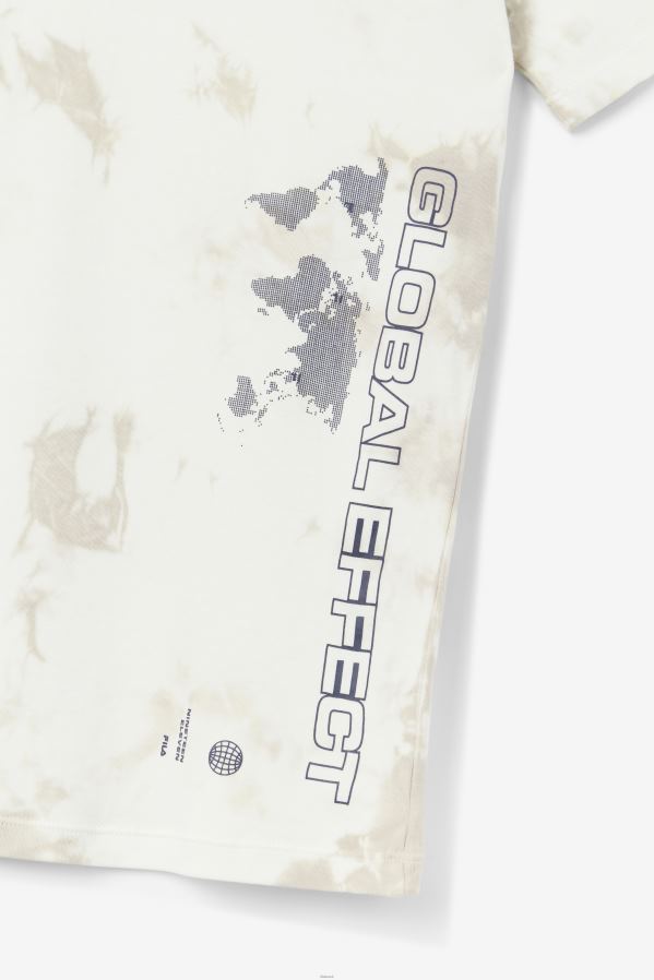 pedra/marinha FILA camiseta fila ayan stone/azul marinho HXJFD301