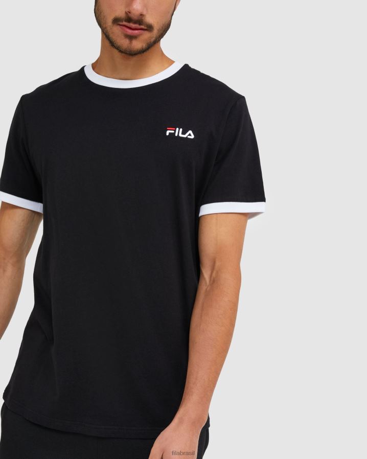preto FILA camiseta fila classic masculina preta HXJFD2481