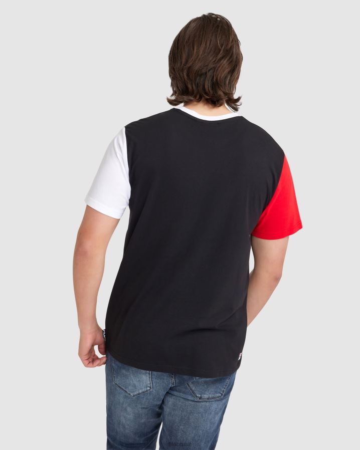 preto FILA camiseta fila lennox masculina preta HXJFD2364