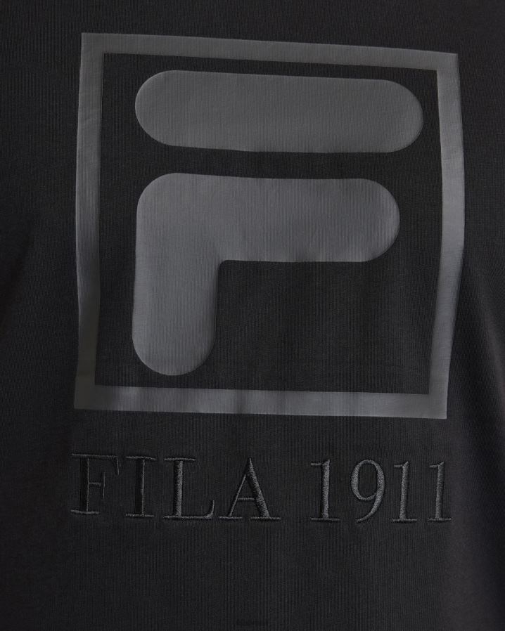 preto FILA camiseta fila masculina preta HXJFD2406