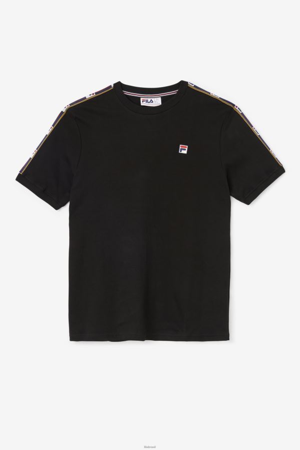 preto FILA camiseta fila oliver preta HXJFD296