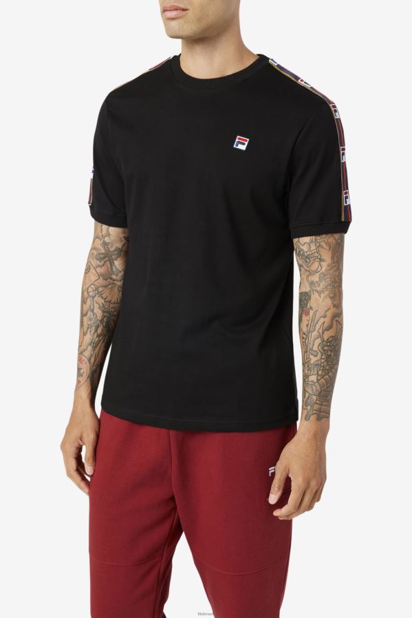 preto FILA camiseta fila oliver preta HXJFD296