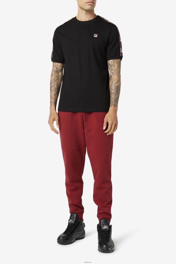 preto FILA camiseta fila oliver preta HXJFD296