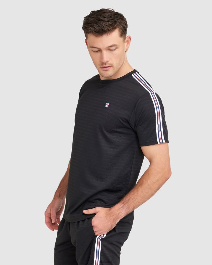 preto FILA camiseta fila pablo masculina preta HXJFD2335