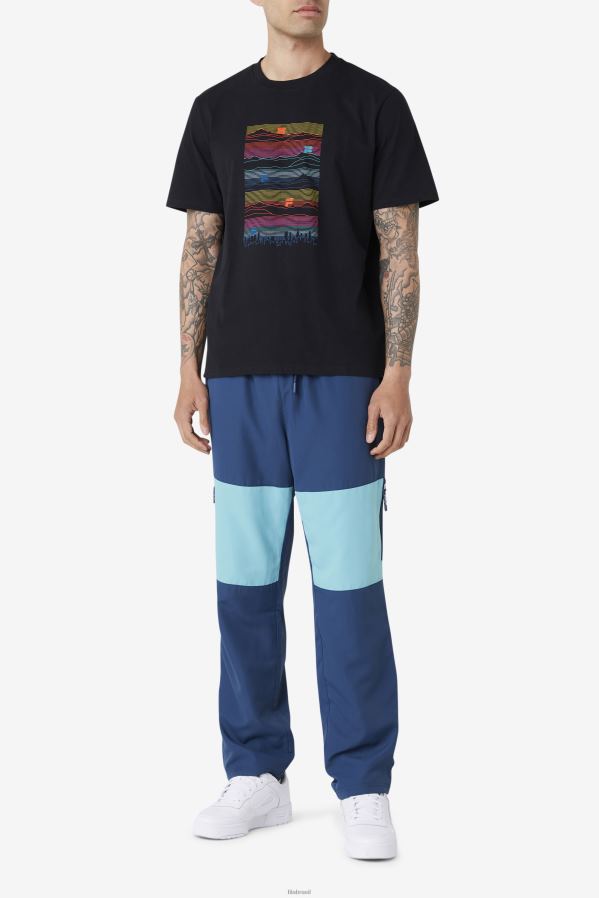 preto FILA camiseta fila preta HXJFD240