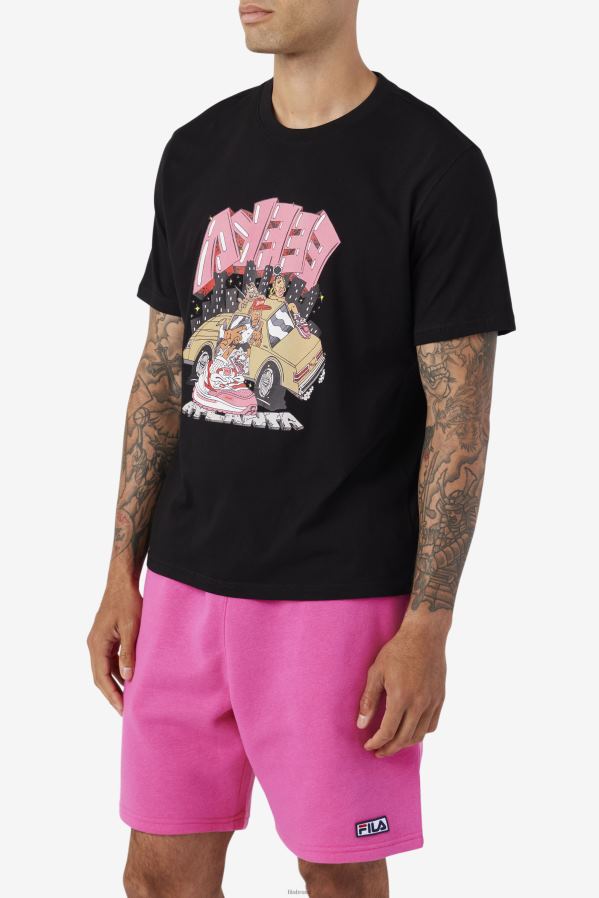 preto FILA camiseta fila preta HXJFD358
