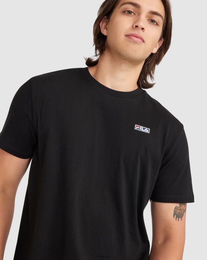 preto FILA camiseta fila preta masculina HXJFD2417