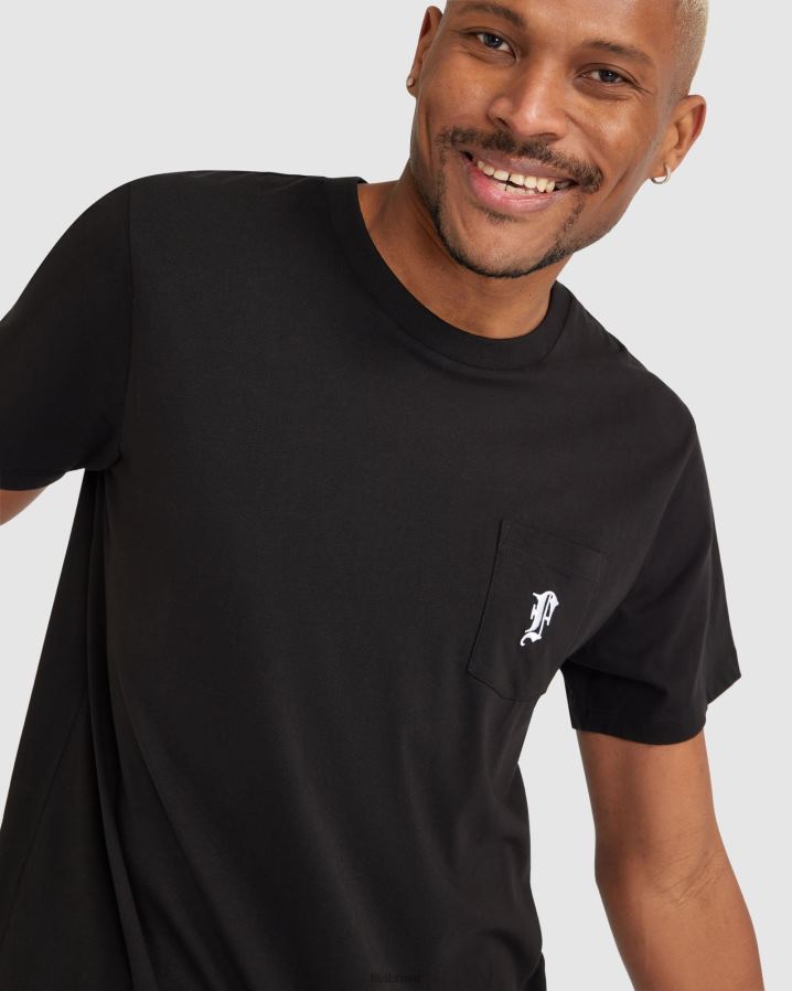 preto FILA camiseta fila raven masculina preta HXJFD2359