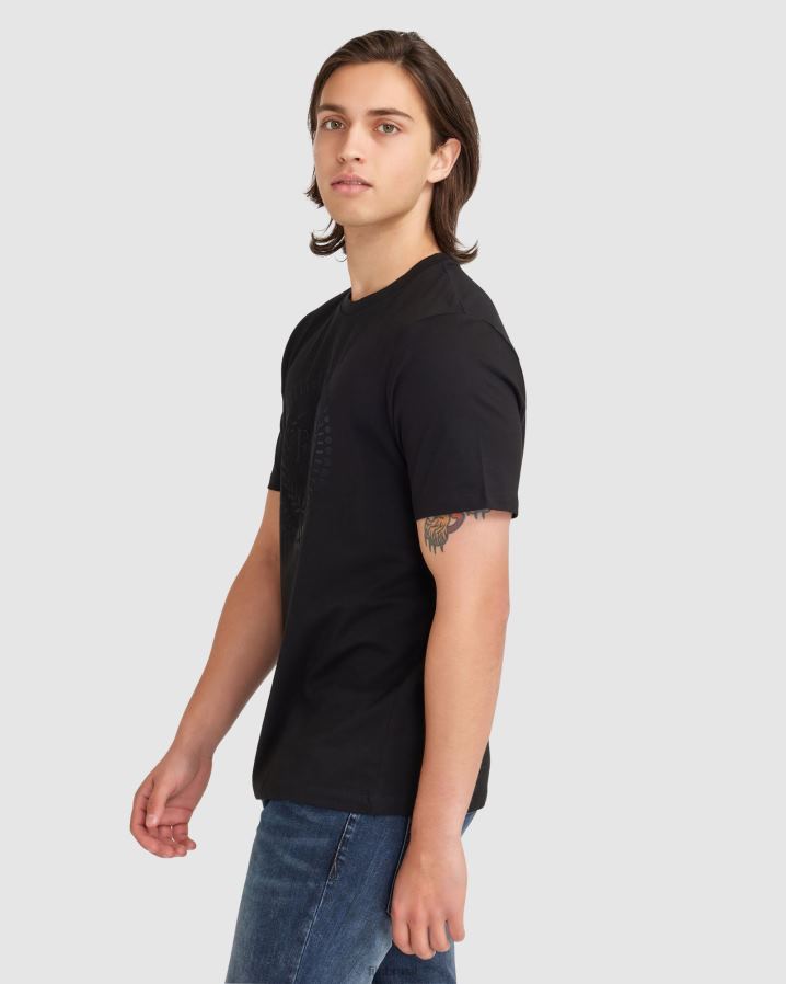 preto FILA camiseta fila ravi masculina preta HXJFD2347