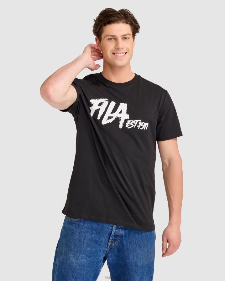 preto FILA camiseta lewis fila preta HXJFD2315