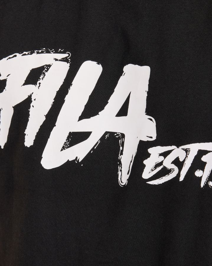 preto FILA camiseta lewis fila preta HXJFD2315