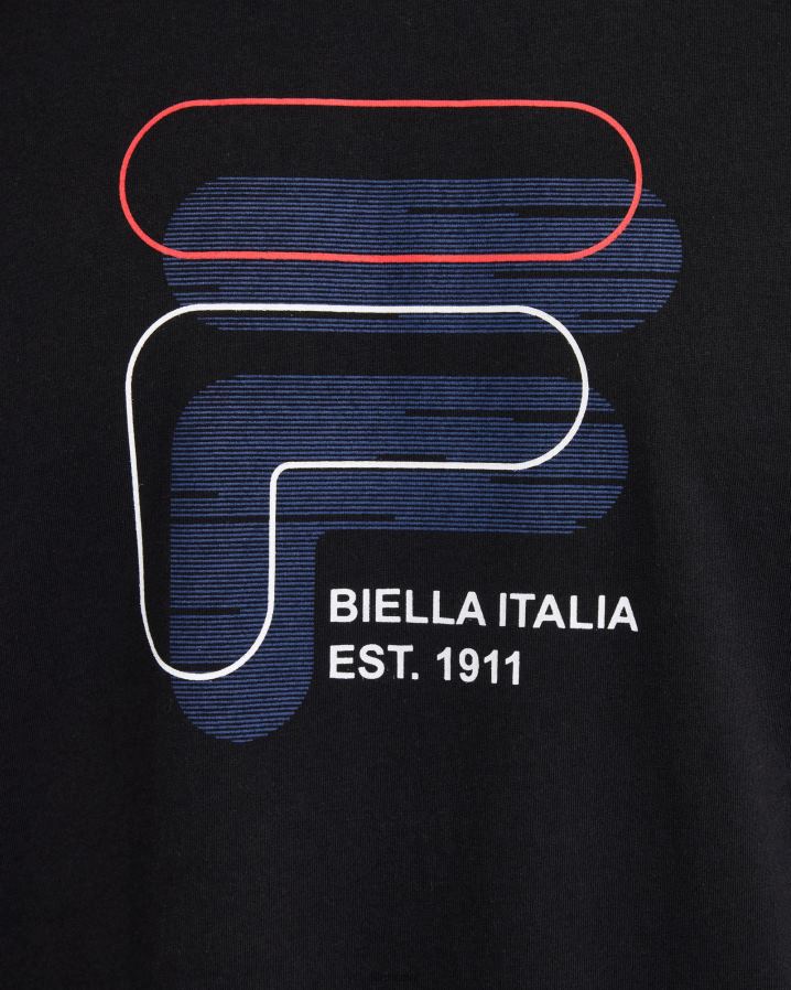 preto FILA camiseta masculina plus lennox fila preta HXJFD2363