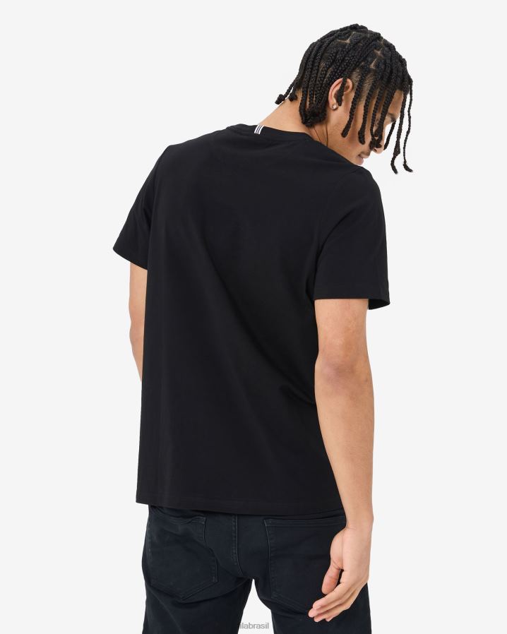 preto FILA camiseta urbana unissex fila preta HXJFD2543