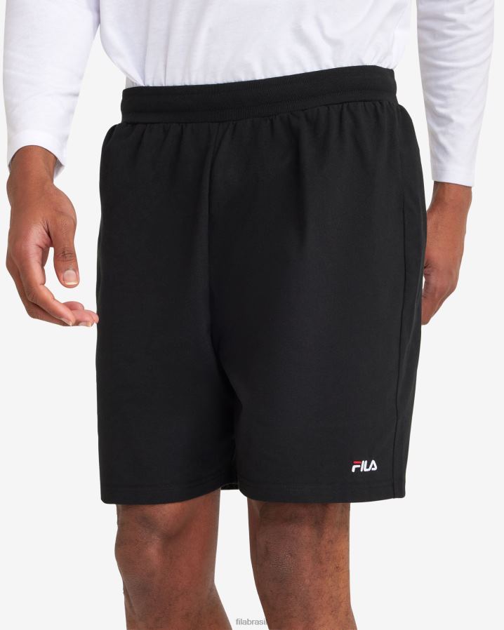 preto FILA short fila masculino básico preto HXJFD2331