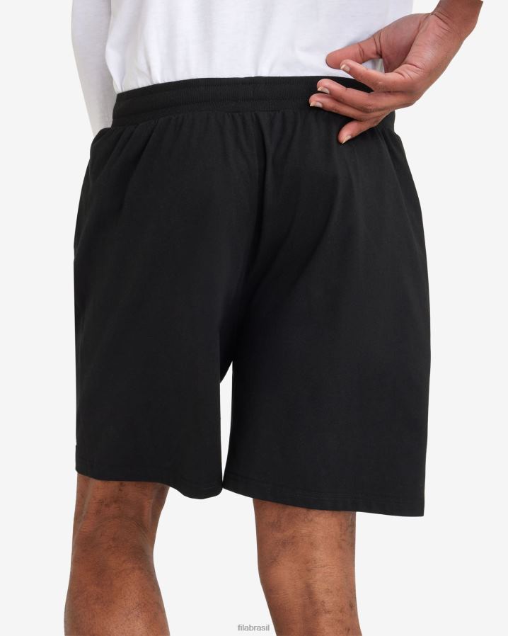 preto FILA short fila masculino básico preto HXJFD2331