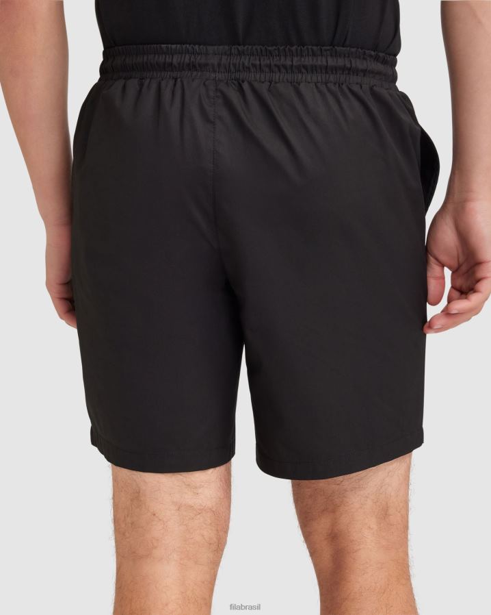 preto FILA short fila masculino preto HXJFD2362