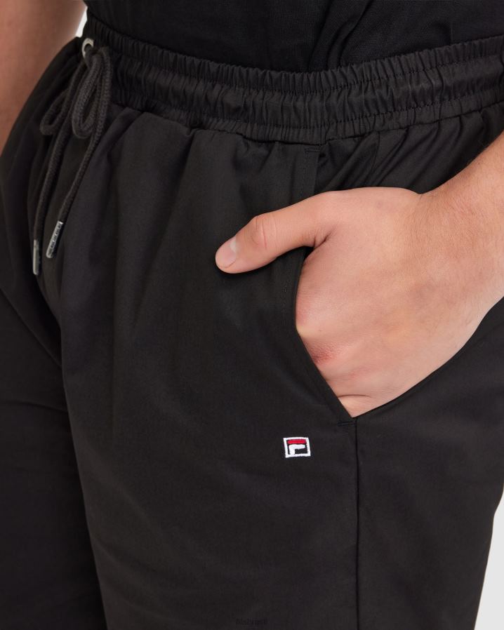 preto FILA short fila masculino preto HXJFD2362
