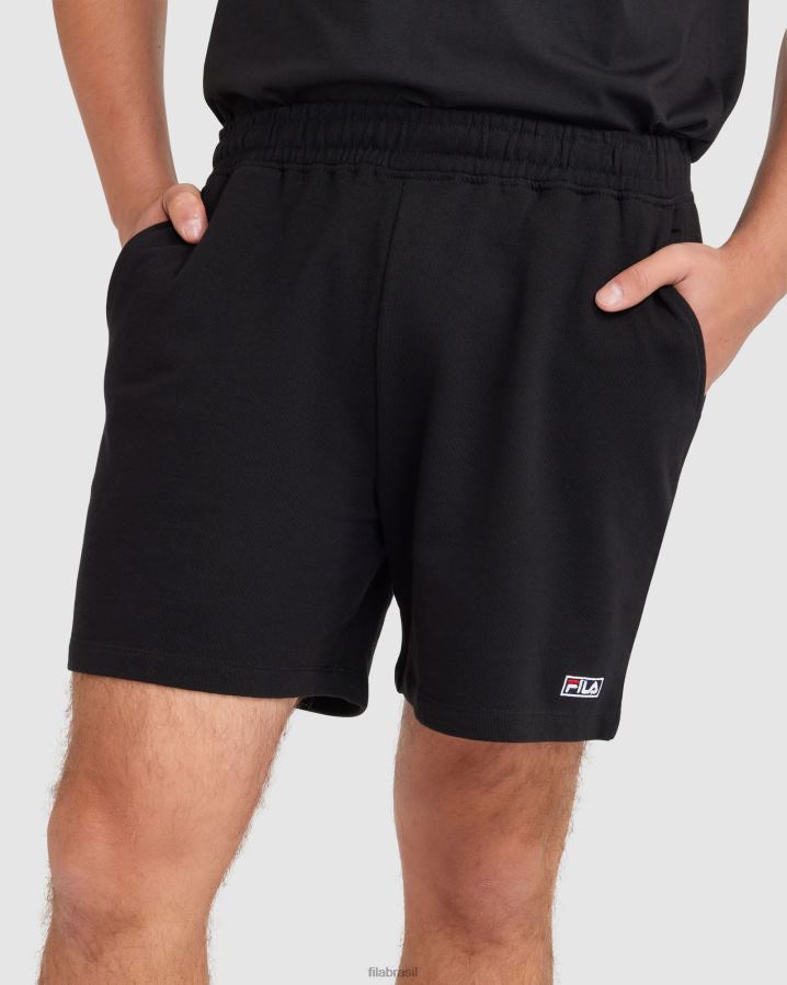 preto FILA short fila masculino preto HXJFD2419