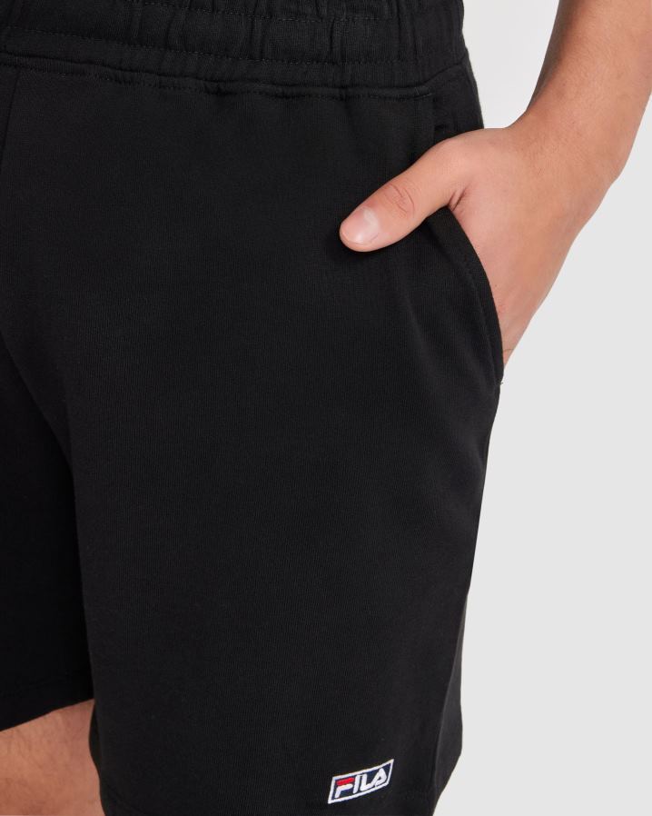 preto FILA short fila masculino preto HXJFD2419