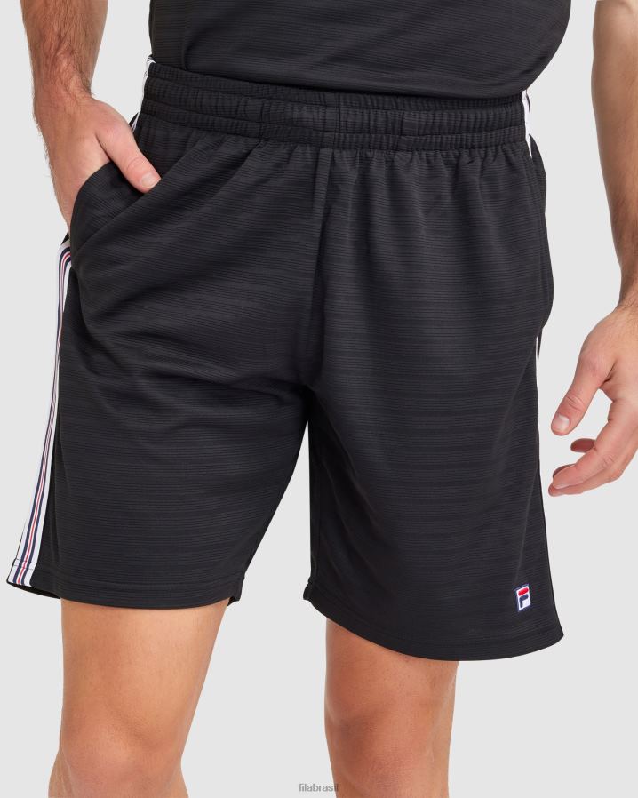 preto FILA short fila pablo masculino preto HXJFD2341