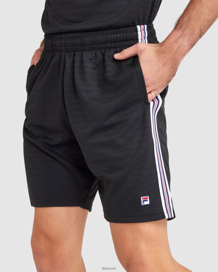 preto FILA short fila pablo masculino preto HXJFD2341