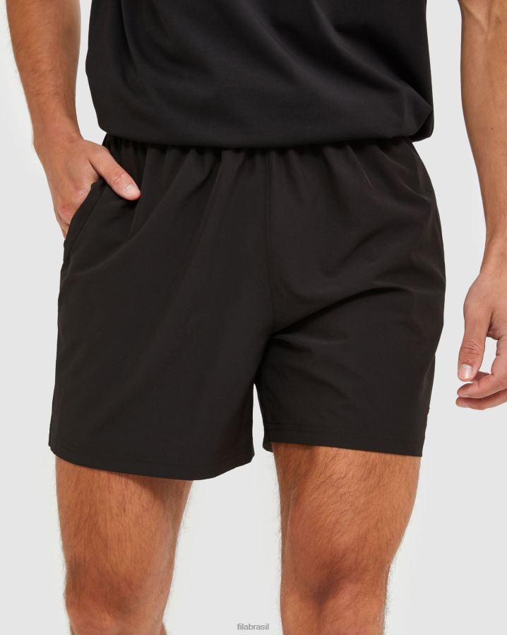 preto FILA short masculino clássico fila preto HXJFD2480