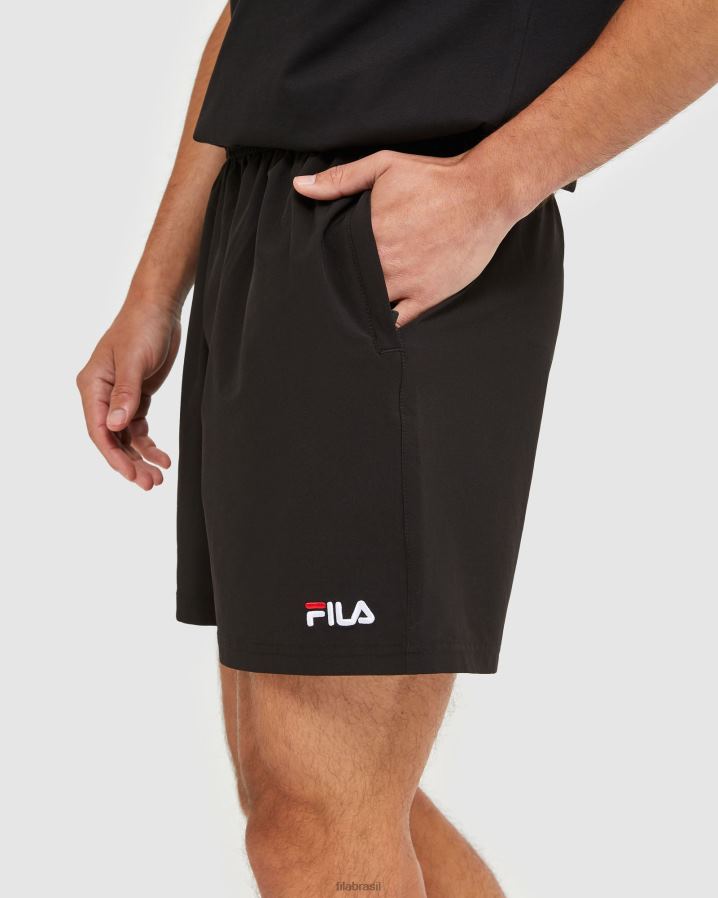 preto FILA short masculino clássico fila preto HXJFD2480