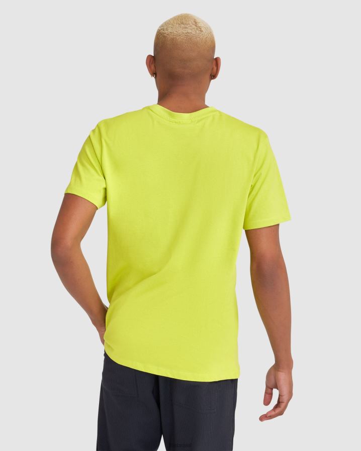 verde cítrico FILA camiseta fila verde cian masculina HXJFD2412