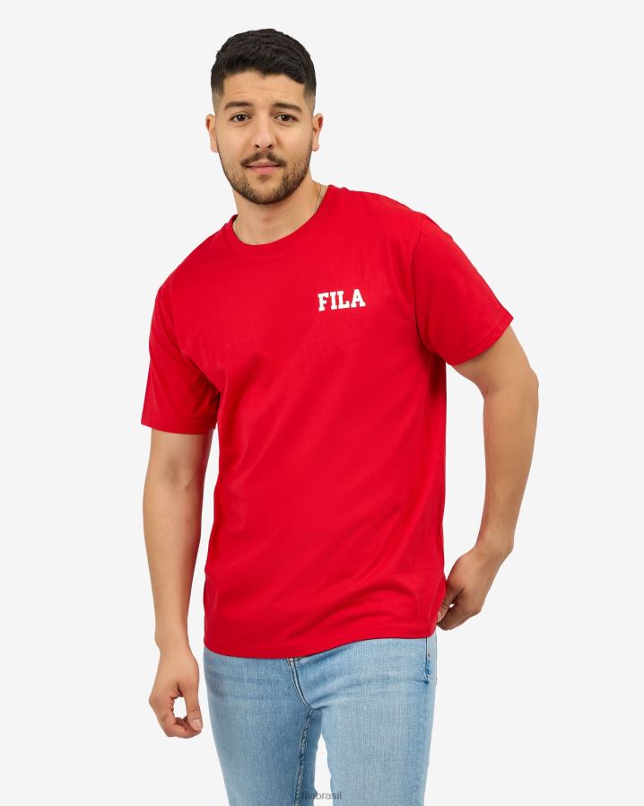 vermelho FILA camiseta fila juan vermelha HXJFD2565