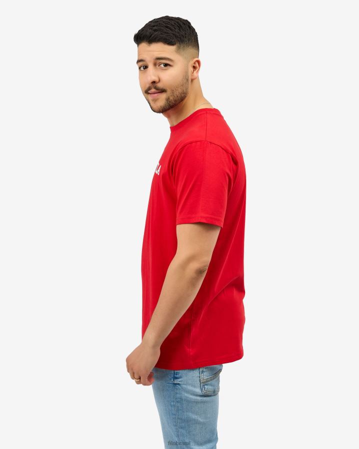 vermelho FILA camiseta fila juan vermelha HXJFD2565