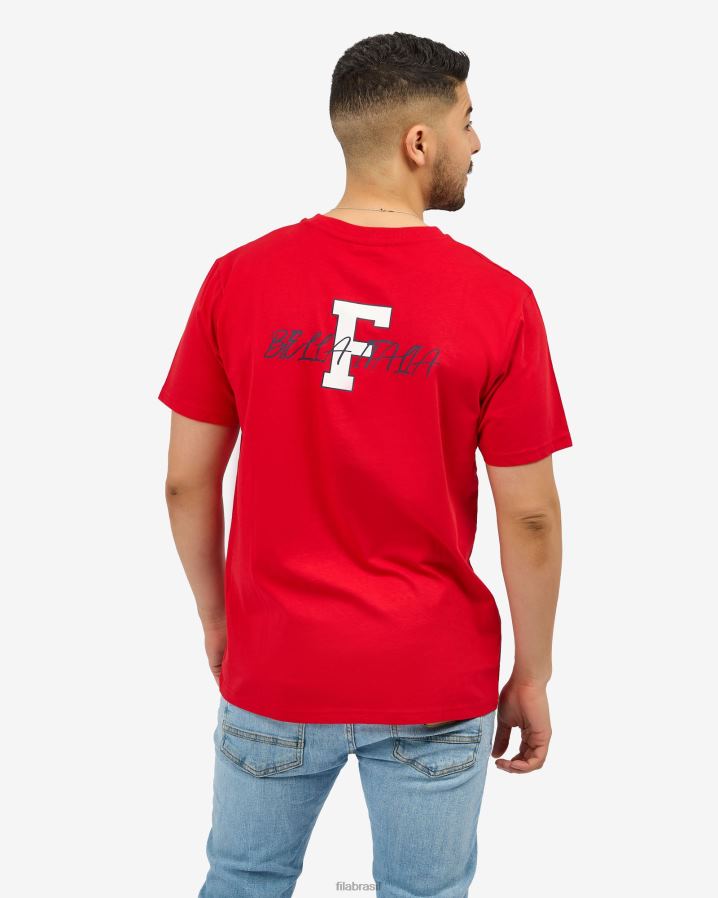 vermelho FILA camiseta fila juan vermelha HXJFD2565