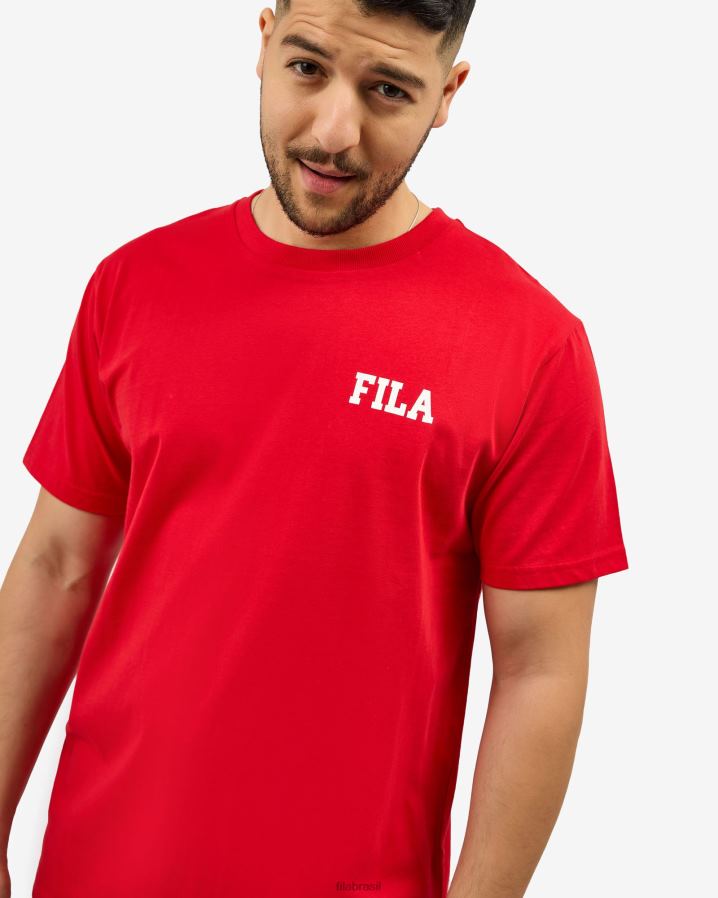vermelho FILA camiseta fila juan vermelha HXJFD2565