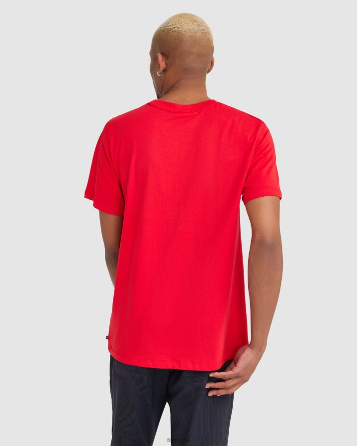 vermelho FILA camiseta fila masculina vermelha HXJFD2413