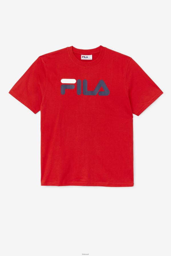 vermelho FILA camiseta fila vermelha masculina HXJFD285