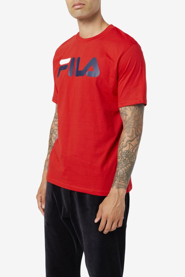 vermelho FILA camiseta fila vermelha masculina HXJFD285