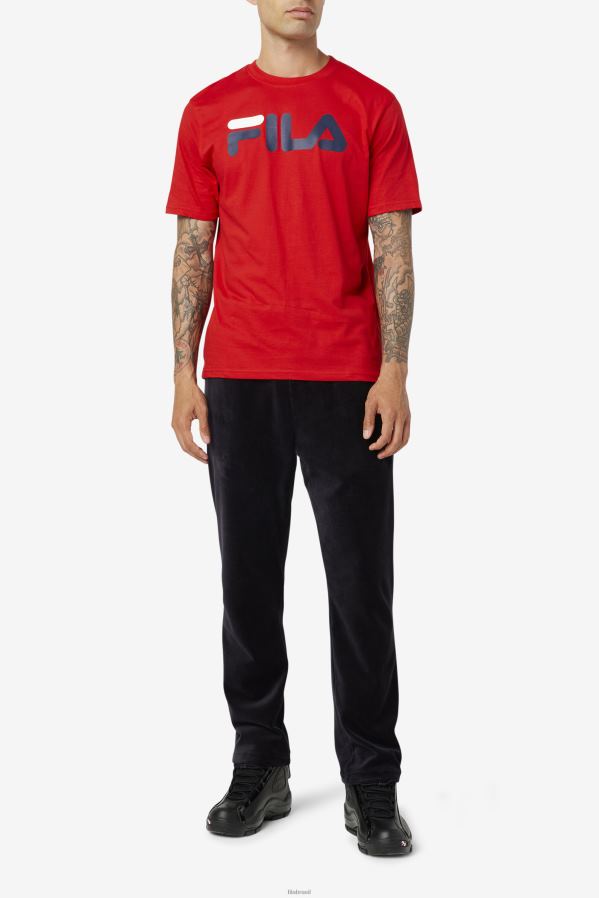 vermelho FILA camiseta fila vermelha masculina HXJFD285