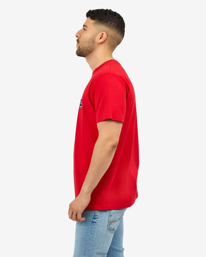 vermelho FILA camiseta jonas fila vermelha HXJFD2579
