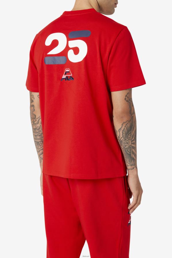 vermelho FILA fila grant hill cormac tee vermelha HXJFD229