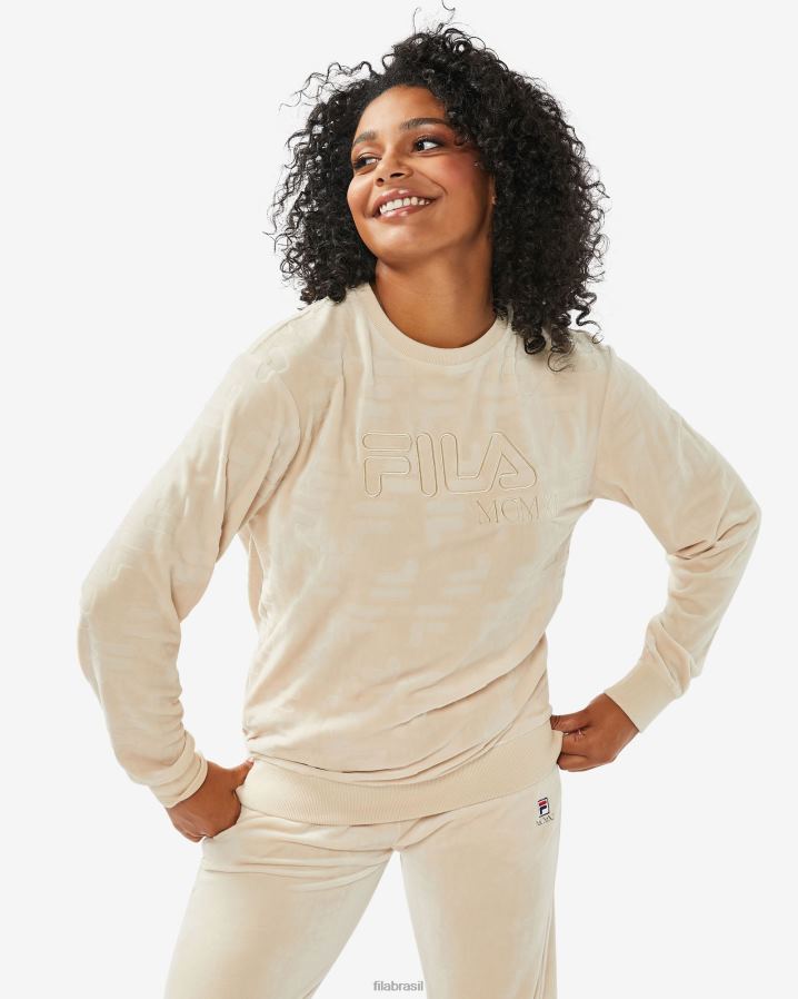 amêndoa cósmica FILA fila unissex aspen tripulação cosmic amêndoa HXJFD2521